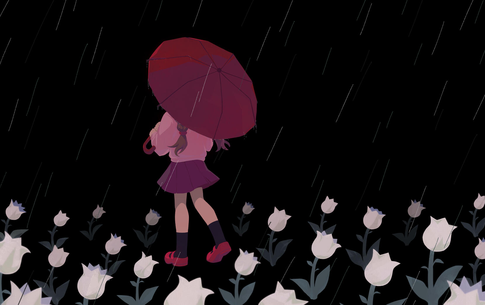Yume Nikki - Field of White Flowers